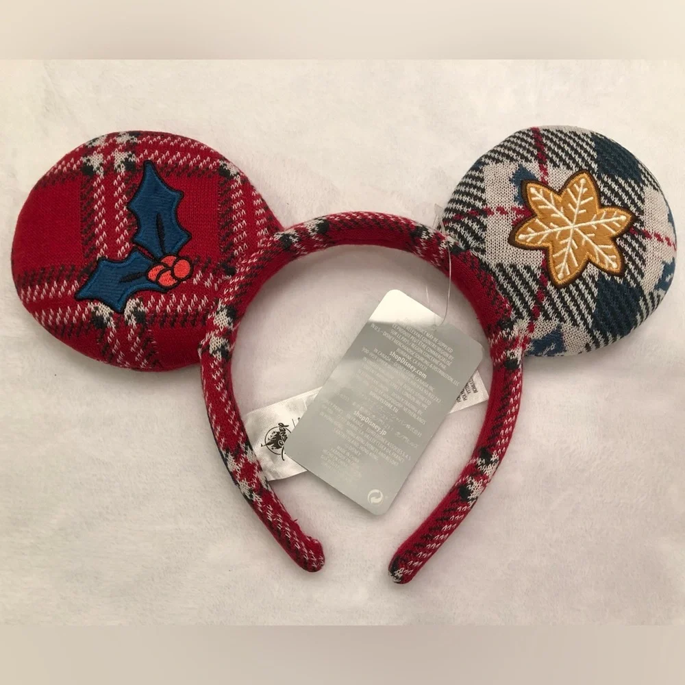 NWT Disney Park Spirit Jersey MICKEY Christmas Ugly Sweater Ears - Picture 2 of 2